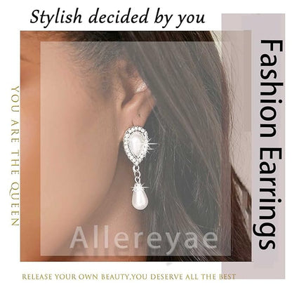 Vintage Bar Drop Earrings Triangle Stud