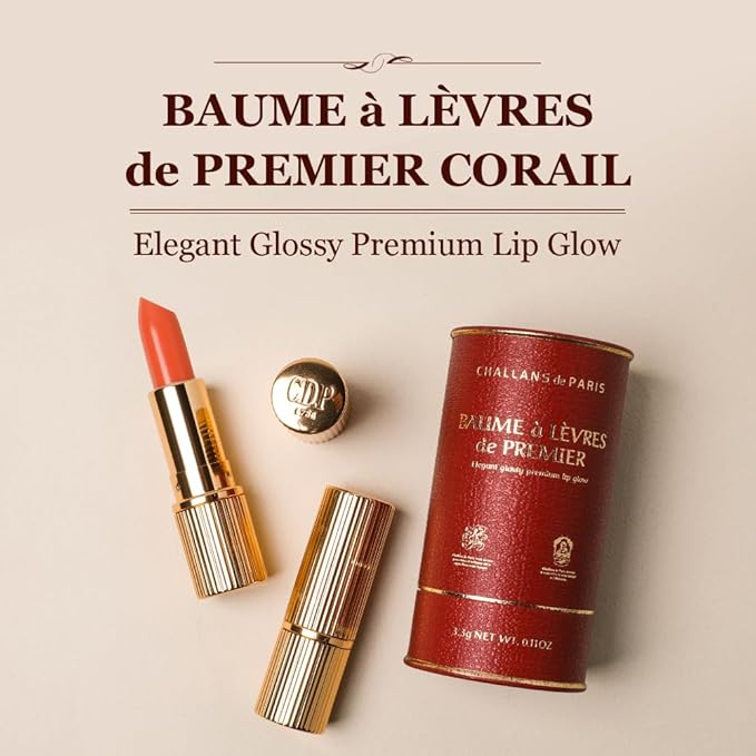 [CHALLANS de PARIS] Elegant Glosy Premium Gloss(Coral)
