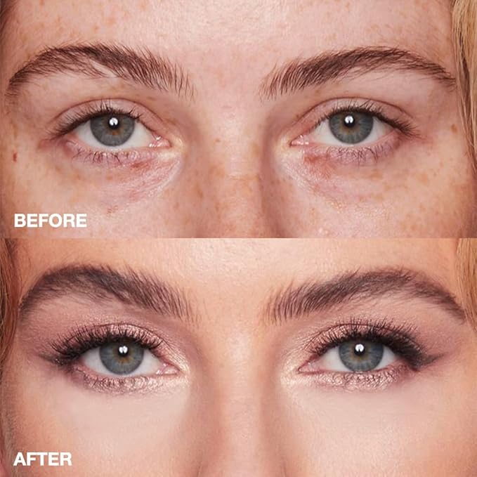 evpct 2Pcs under Eye Brightener, Nourishing Luminous under Rose Pink