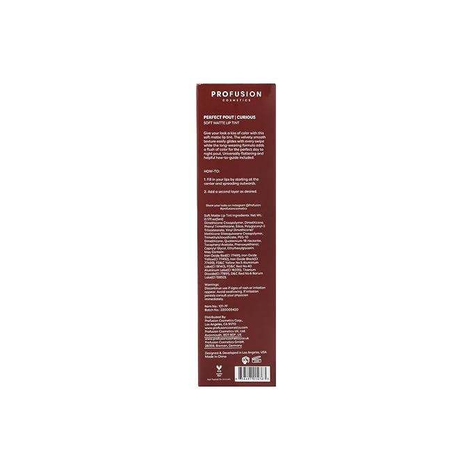 Profusion Cosmetics Perfect Pout Soft Matte Lip Tint (Curious)