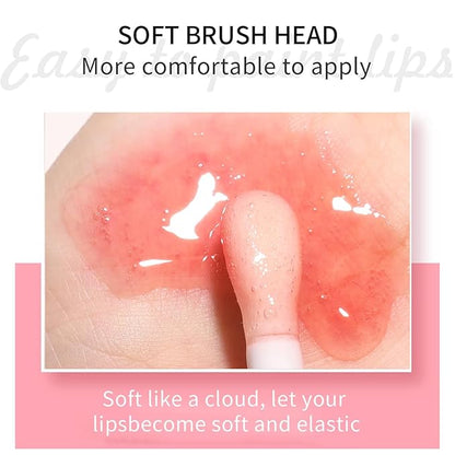 3 Set Lip Oil Hydrating Tinted Lip Balm, Plump Lip Gloss Lip Care Transparent Toot Lip Oil Tinted, Fresh Texture & Non-sticky, Nourishing Repairing Lip Lines Lip Care Products (Set A)