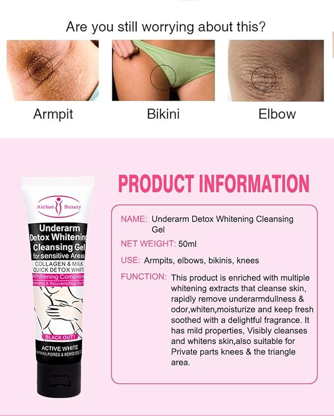 AICHUN BEAUTY Underarm Knees Detox Cleansing