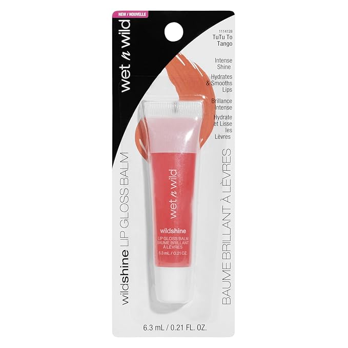 wet n wild Wild Shine Lip Gloss Balm in Tutu To Tango