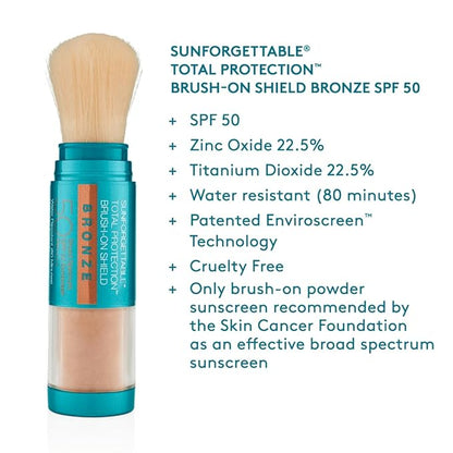 Colorescience Sunforgettable Total Protection Brush On Shield BRONZE SPF 50
