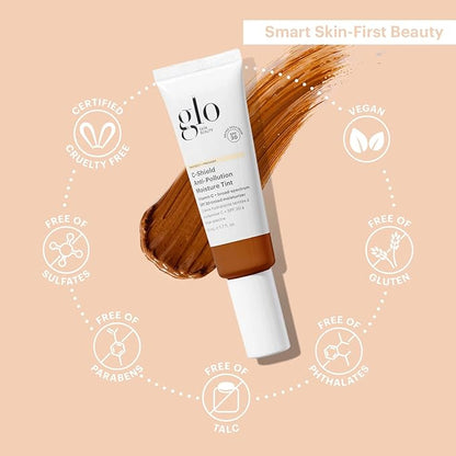 Glo Skin Beauty C-Shield Anti-Pollution Moisture Tint - 1. (10W-Dark) 7 Oz