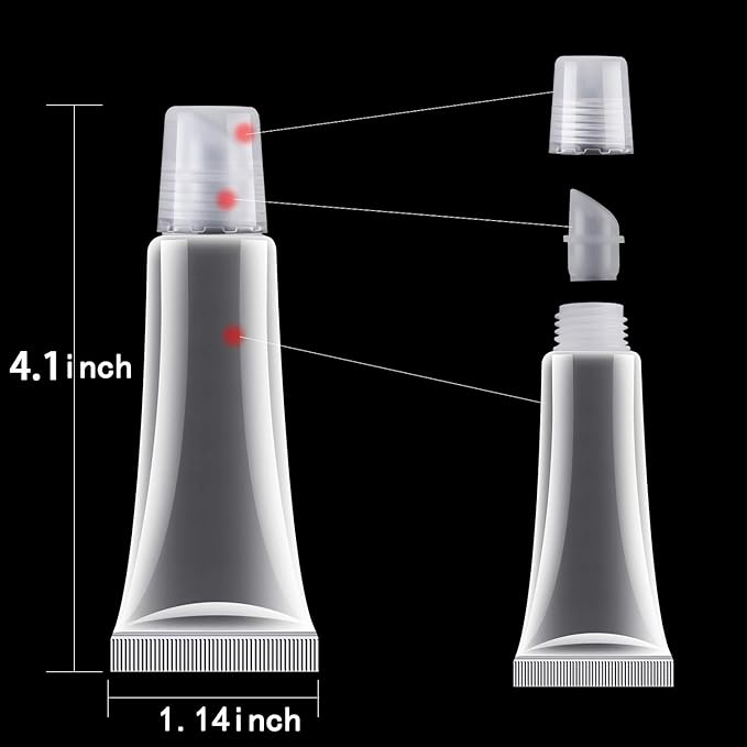 110Pcs 10ml Empty Tubes Lip empty lip gloss containers for Lip Gloss Balm Cosmetic