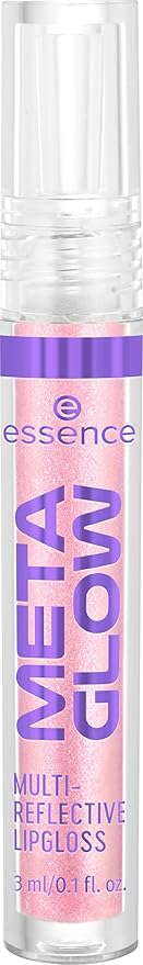 essence | Meta Glow Multi-Reflective Lip Gloss | Digital Pink)
