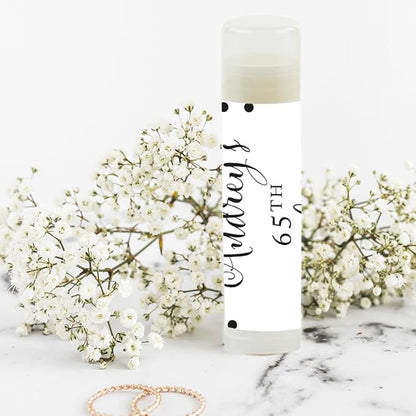 Andaz Press Personalized Milestone Birthday Party Black