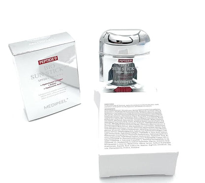 Generic MEDIPEEL Peptide 9 Bio Sun Stick Pro Sun Screen Anti Wrinkle Unisex Sun Stick, Peptide 9 Bio Sun Stick SPF50+, Portable UV Protection Sunscreen Stick