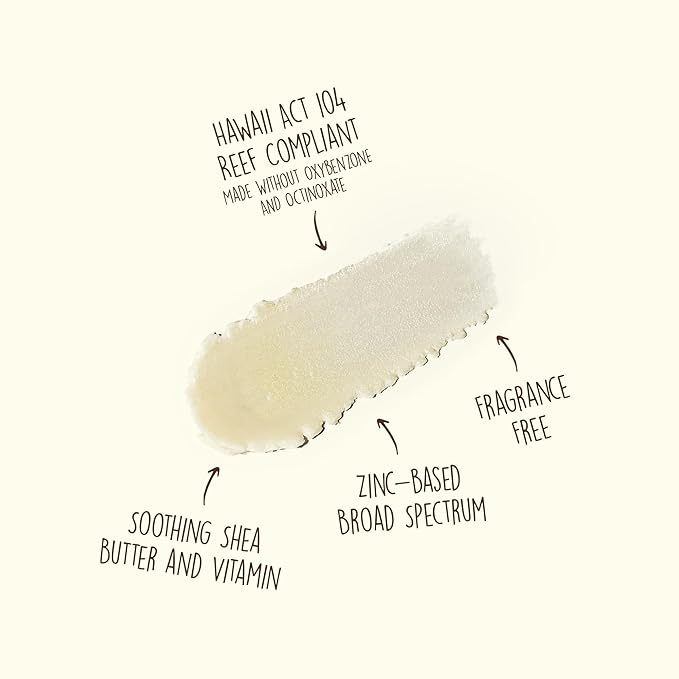 Sun Bum SPF 30 Mineral Sunscreen Lip Balm | Vegan and Hawaii 104 Act Compliant (Octinoxate & Oxybenzone Free) Broad Spectrum Natural Lip Care with UVA/UVB Protection | .15 oz