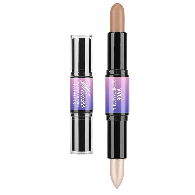 Dual-Ended Highlight & Contour Stick, Shimmer Cream Powder
