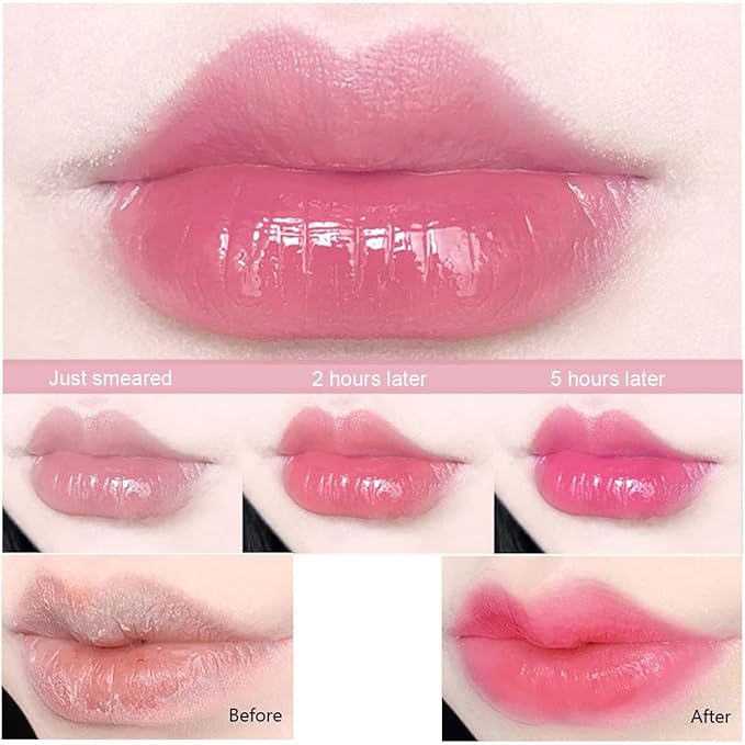 3 Pcs Color Changing Lipstick Queen Peach Aloe Grape,PH Mood Lip Balm Tinted Long Lasting Labiales Lip Plumper Gloss Magic Lip Stain Moisturize Lipstick Set for Women （Peach+Aloe+Grape）