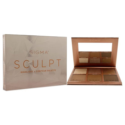 SIGMA Beauty Sculpt Highlight Plus Contour Palette Makeup 98 oz