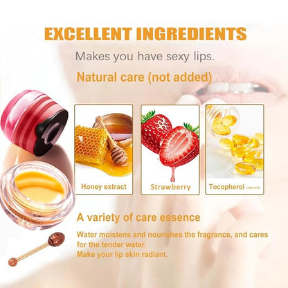 Bee Lip Balm Honey Pot,Honey Lip