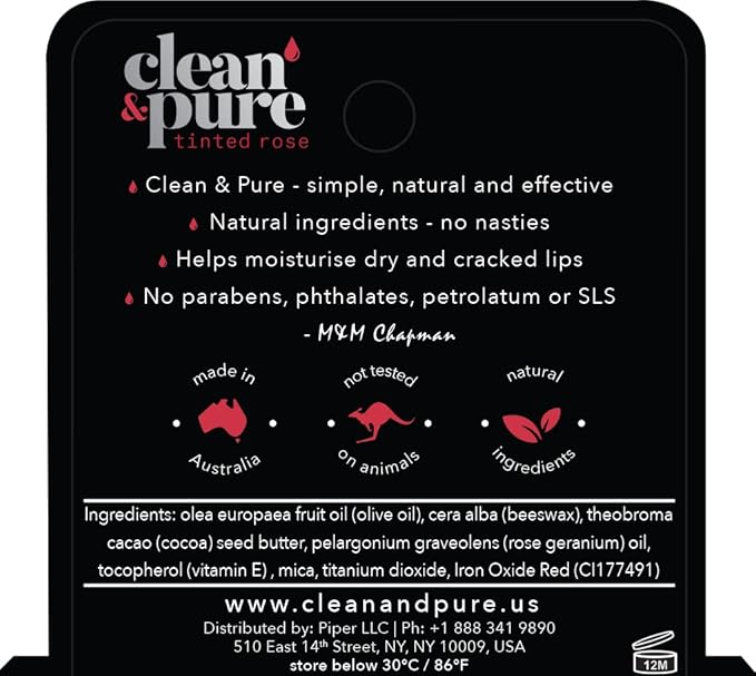 Lip Balm (Tinted Rose) | Manuka Oil