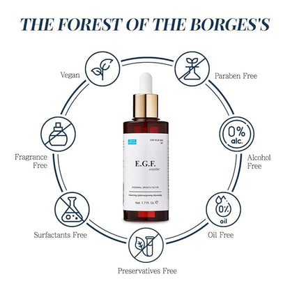 EGF Serum Epidermal Growth Factor 1.7 Fl. Oz. / 50ml / face serum cosmetic ingredients for skin serum korean egf growth factor egf ample after microneedling