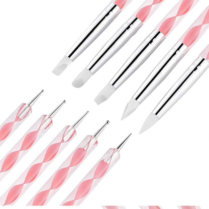 Nail art brushes kit nail