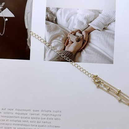 Layered Teardrop Pendant Necklace Teardrop Natural Stone Necklace