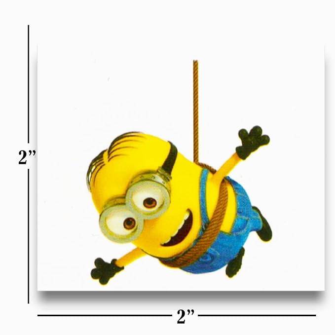 Minions Tattoos Party Favors Bundle ~ 72 Perforated Party Supplies)