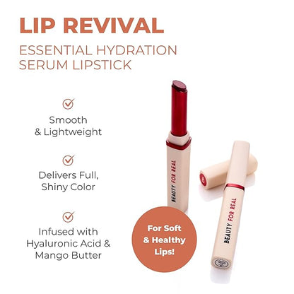 Beauty For Real Lip Revival Essential Hydration Serum Lightweight