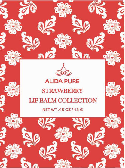 Strawberry Lip Balm Collection, Vegan Lip Lips,