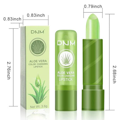 evpct 3Pcs Aloe Vera Tinted Lip Balms PH Changing
