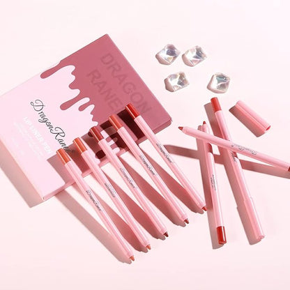 Dulele High Pigmented Matte Lip Liner Set, 12 High