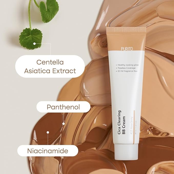 PURITO Cica Clearing BB Cream #21 Light Beige 30ml