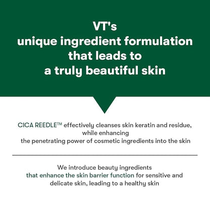 VT COSMETICS Pro Cica Reedle Shot 100, Centella Asiatica Microneedling Serum, Cica Exosome, Soothing, Hyaluronic Acid, Soft Skin, Glass Skin, Korean Skin Booster 1.69 Fl Oz.(50ml)
