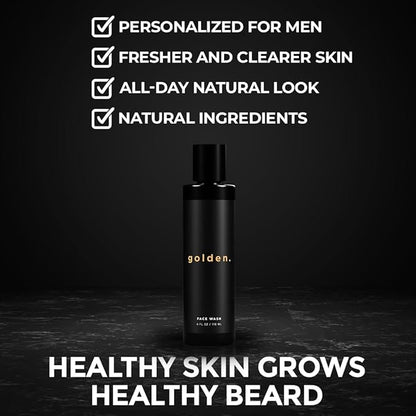 Golden Grooming Co. Men Face Wash oz.