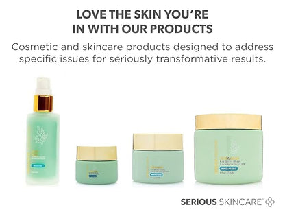 Serious Skincare Ultra-Mare Pure Marine Infusion Facial Serum - Encourages Collagen Production, Cell Turnover and Plumper Skin - Niacinamide - Acid Free - Concentrated 2 oz.