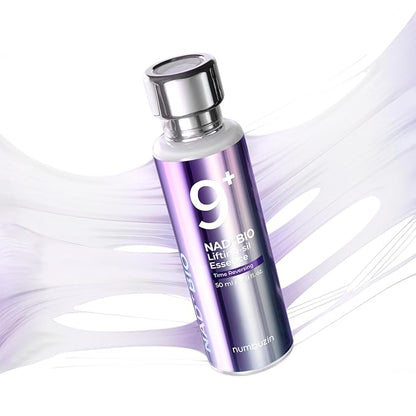 numbuzin No.9 Essence | NAD+ BIO Lifting-sil Essence | Lifting, Firming, Wrinkles, Fine Lines, Elasticity | Peptides, NAD+ | Serum for Aging, Dull Skin | 1.69 fl. oz.