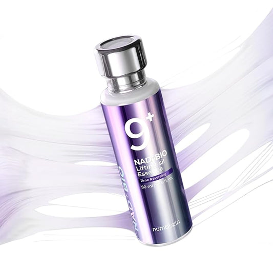 numbuzin No.9 Essence | NAD+ BIO Lifting-sil Essence | Lifting, Firming, Wrinkles, Fine Lines, Elasticity | Peptides, NAD+ | Serum for Aging, Dull Skin | 1.69 fl. oz.