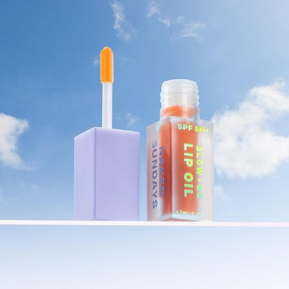 SPF50 Glow & Go Lip Oil: Caramel)