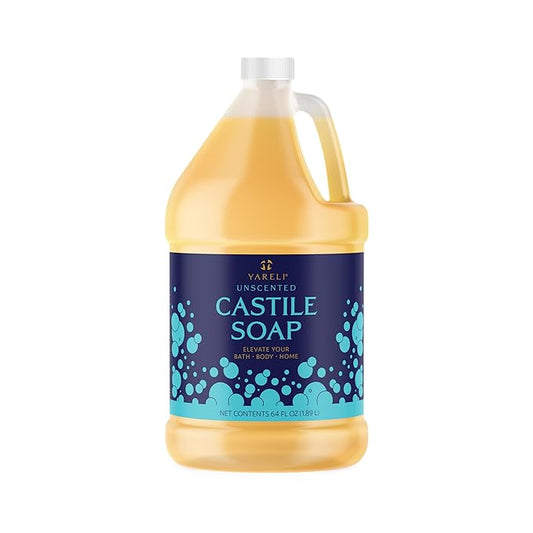 Pure Castile Liquid Soap, Unscented,