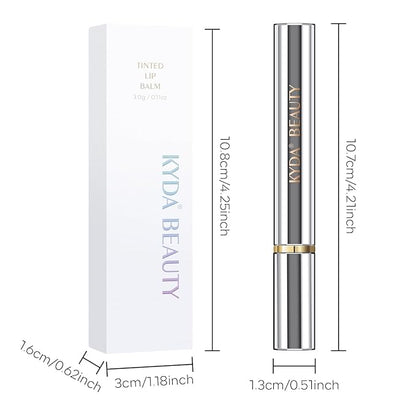KYDA Tinted Lip Balm, Hydrating Sheer Lips,