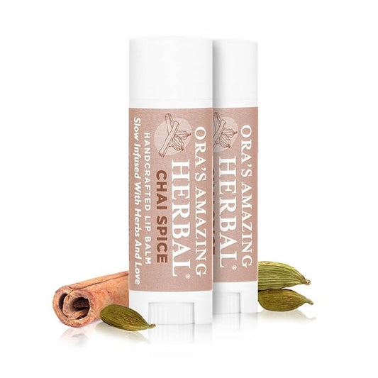 Chai Spice Lip Balm, Therapeutic Intensive Herbal