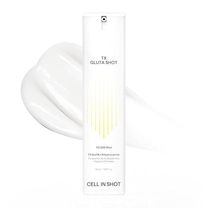 Tranex Gluta Shot Serum – Enhances Skin Clarity and Radiance for Glass Skin - Tranexamic Acid and Glutathione Facial Serum, 1.69 fl.oz. (50 ml)