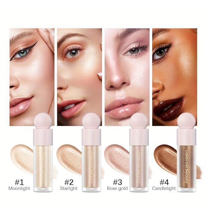 GECOMO Liquid Contour Beauty Wand Face Highlighter Bronzer 0.25 Oz