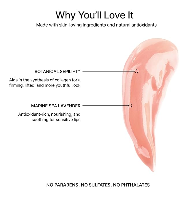 Jillian Dempsey Lip Gloss: Enhance, Hydraten & Smooth Lips with Firming & Plumping Benefits, Vegan, 4ml | Plush Nude