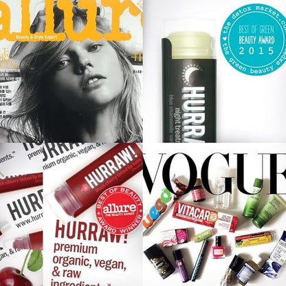 Hurraw! Watermelon Lip Balm: Organic, Certified Palm