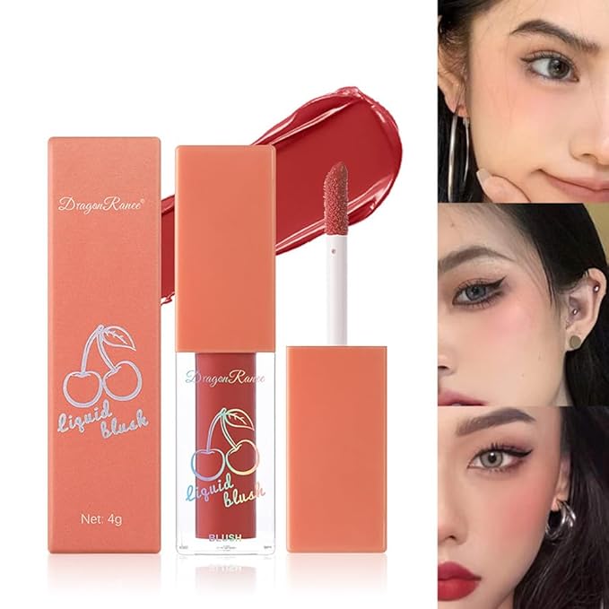 Liquid Blush 4Pcs Set Makeup for Cheeks Matte