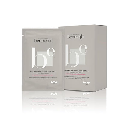 [Dark Circles & Puffy Eyes Treatment Korean Sheet Mask] Lint-Free Eye Perfection Pro Cooling Patches 20 Pack - Hydrogel Under Eye Pads, Hyaluronic Acid, Caffeine, Eyelash Extension Application