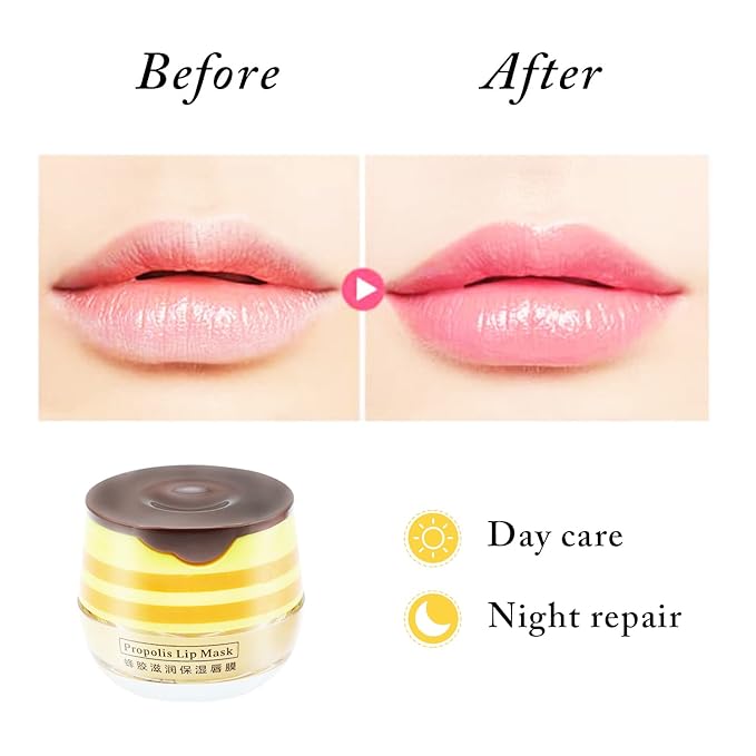 4PCS Bee Lip Balm Honey Lip Exfoliator