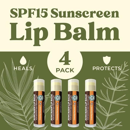 SPF Lip Balm 4-Pack by Earth's