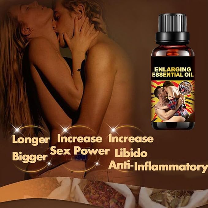 3Pcs Men's Erotic Massage Essential Oil for Sex, Sexual Enhancement Erection Cream, Penisgrowth Oil Longer Thicker, Penis Energy Massage Essence Oiyl, for Care Delay Performance Boost Strength