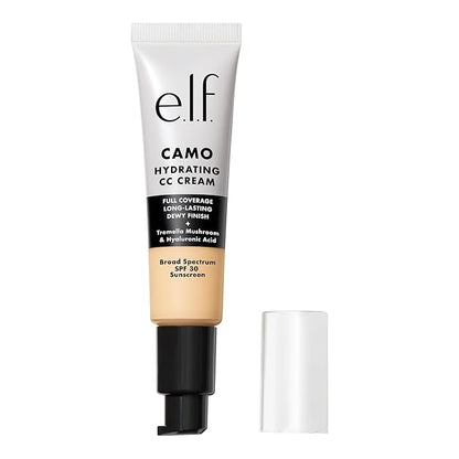 e.l.f. Hydrating Camo CC Cream, SPF 30, Color 100 W