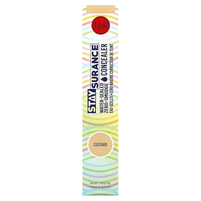 Jcat Beauty Professional Staysurance Water Sealed Zero Smudge : CUSTARD)