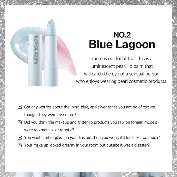 [UNLEASHIA] Glacier Vegan Lip Balm (NO.2 LAGOON)