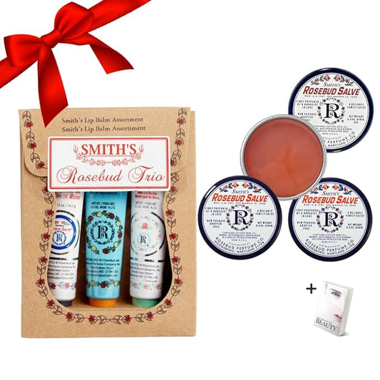 Smith's Rosebud Lip Balm Bulk- 3x0.5oz